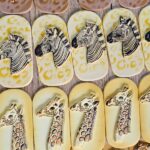 Kit Cortador e Marcador Animais Safari Realista