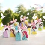 Kit Cortador e Marcador Modulado Princesas Disney Aquarela