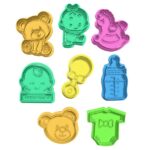 Kit Cortador e Marcador Chá Revelação - Chá de Bebê