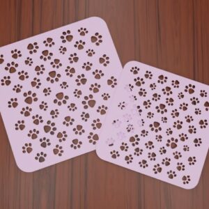Stencil e Marcador Patinhas de Cachorro