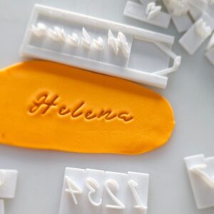 Marcador Alfabeto com Números e Régua Helena