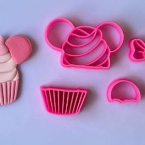 Cortador e Marcador Modulado Cupcake Minnie