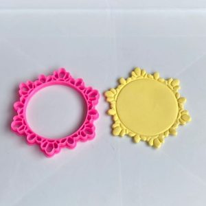 Cortador e Marcador Moldura Circular Arabesco Modelo 3