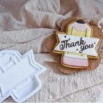 Cortador e Marcador para Biscoito Lápis Dia dos Professores