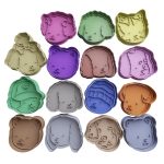 Kit Cortador e Marcador Rostos Bobbie Goods