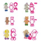 Kit Cortador e Marcador Modulado Bobbie Goods 6 Personagens