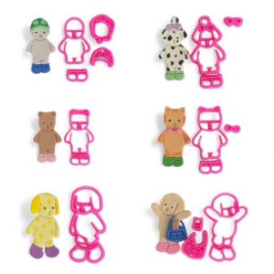 Kit Cortador e Marcador Modulado Bobbie Goods 6 Personagens