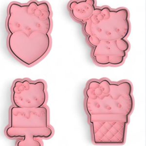 Kit Cortador e Marcador Hello Kitty