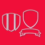 Cortador Moldura Brasão Fundo Tricolor e Flamula