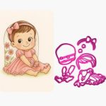 Cortador Modulado Boneca ou Menina de Vestido