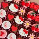 Cortador e Marcador Hello Kitty Aplique para Doce