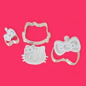 Cortador e Marcador Hello Kitty Aplique para Doce