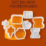 Kit Cortador e Marcador Dia dos Professores 6cm