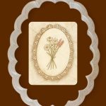 Cortador Moldura Oval Babado para Biscoito