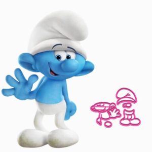 Cortador Modulado Smurf Corpo Inteiro