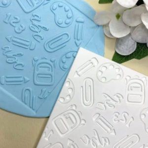 Marcador de Textura Tema Escolar