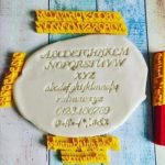 Régua Marcadora Alfabeto com Números