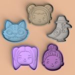 Kit Cortador e Marcador Guerreiras do K POP