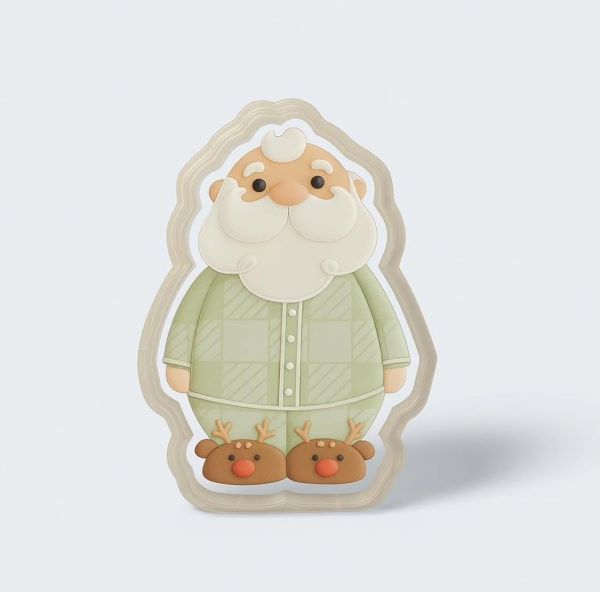 Cortador Papai Noel Silhueta para Biscoito - Imagem 2
