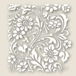 Stencil e Marcador Floral