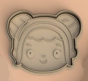 Cortador e Marcador Zoey Guerreiras do K POP Mod1